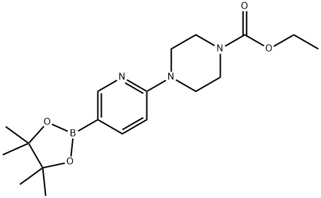 2-(4-ETHOXYCARBONYLPIPERAZINE)PYRIDINE-5-BORONIC ACID PINACOL ESTER price.