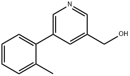 (5-O-TOLYLPYRIDIN-3-YL)METHANOL Struktur