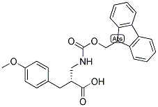 (R)-2-[(9H-FLUOREN-9-YLMETHOXYCARBONYLAMINO)-METHYL]-3-(4-METHOXY-PHENYL)-PROPIONIC ACID Struktur