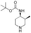 TERT-BUTYL (CIS-3-METHYLPIPERIDIN-4-YL)CARBAMATE Struktur