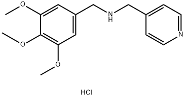 PYRIDIN-4-YLMETHYL-(3,4,5-TRIMETHOXY-BENZYL)-AMINEHYDROCHLORIDE Struktur