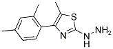 [4-(2,4-DIMETHYL-PHENYL)-5-METHYL-THIAZOL-2-YL]-HYDRAZINE Struktur