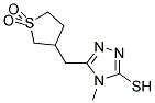 5-[(1,1-DIOXIDOTETRAHYDROTHIEN-3-YL)METHYL]-4-METHYL-4H-1,2,4-TRIAZOLE-3-THIOL Struktur