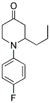 1-N-(4'-FLUOROPHENYL)-2-PROPYL-PIPERIDIN-4-ONE Struktur