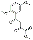 METHYL 4-(2,5-DIMETHOXYPHENYL)-2,4-DIOXOBUTANOATE Struktur