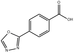 4-(1,3,4-OXADIAZOL-2-YL)BENZOIC ACID Struktur