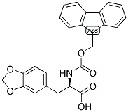 (R)-3-BENZO[1,3]DIOXOL-5-YL-2-(9H-FLUOREN-9-YLMETHOXYCARBONYLAMINO)-PROPIONIC ACID Struktur