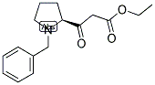 (S)-3-(1-BENZYL-PYRROLIDIN-2-YL)-3-OXO-PROPIONIC ACID ETHYL ESTER Struktur