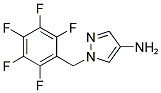 1-PENTAFLUOROPHENYLMETHYL-1 H-PYRAZOL-4-YLAMINE Struktur