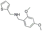 N-(2,4-DIMETHOXYBENZYL)-N-(THIEN-2-YLMETHYL)AMINE Struktur