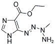 ETHYL 5-[(1E)-3-METHYLTETRAZ-1-ENYL]-1H-IMIDAZOLE-4-CARBOXYLATE Struktur