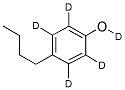 4-N-BUTYLPHENOL-2,3,5,6-D4, OD Struktur