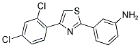 3-[4-(2,4-DICHLORO-PHENYL)-THIAZOL-2-YL]-PHENYLAMINE Struktur