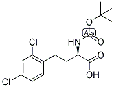 (R)-2-TERT-BUTOXYCARBONYLAMINO-4-(2,4-DICHLORO-PHENYL)-BUTYRIC ACID Struktur