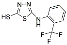 5-[[2-(TRIFLUOROMETHYL)PHENYL]AMINO]-1,3,4-THIADIAZOLE-2-THIOL Struktur