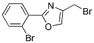 4-BROMOMETHYL-2-(2-BROMO-PHENYL)-OXAZOLE Struktur