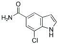 7-CHLORO-1H-INDOLE-5-CARBOXYLIC ACID AMIDE Struktur