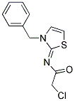 N-[(2Z)-3-BENZYL-1,3-THIAZOL-2(3H)-YLIDENE]-2-CHLOROACETAMIDE Struktur