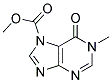 METHYL 1-METHYL-6-OXO-1,6-DIHYDRO-7H-PURINE-7-CARBOXYLATE Struktur