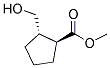 METHYL TRANS-2-HYDROXYMETHYLCYCLOPENTANE-1-CARBOXYLATE Struktur