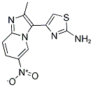 4-(2-METHYL-6-NITRO-IMIDAZO[1,2-A]PYRIDIN-3-YL)-THIAZOL-2-YLAMINE Struktur