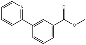 METHYL 3-(2-PYRIDINYL)BENZOATE Struktur