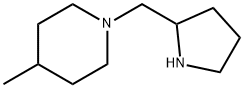 4-METHYL-1-(2-PYRROLIDINYLMETHYL)PIPERIDINE Struktur