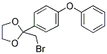 1,3-DIOXOLANE, 2-(BROMOMETHYL)-2-(4-PHENOXYPHENYL)- Struktur