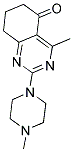 4-METHYL-2-(4-METHYLPIPERAZIN-1-YL)-7,8-DIHYDROQUINAZOLIN-5(6H)-ONE Struktur