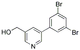 [5-(3,5-DIBROMOPHENYL)PYRIDIN-3-YL]METHANOL Struktur