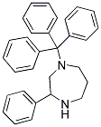 3-PHENYL-1-TRITYL-[1,4]DIAZEPANE Struktur