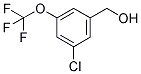 3-CHLORO-5-(TRIFLUOROMETHOXY)BENZYL ALCOHOL Struktur