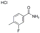 3-FLUORO-4-METHYLBENZAMIDE HYDROCHLORIDE Struktur