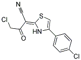 4-CHLORO-2-[4-(4-CHLORO-PHENYL)-3H-THIAZOL-2-YLIDENE]-3-OXO-BUTYRONITRILE Structure