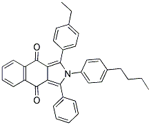 2-(4-BUTYLPHENYL)-1-(4-ETHYLPHENYL)-3-PHENYL-2H-BENZO[F]ISOINDOLE-4,9-DIONE Struktur