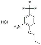 2-PROPOXY-5-(TRIFLUOROMETHYL)ANILINE HYDROCHLORIDE Struktur