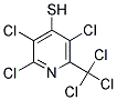 2,3,5-TRICHLORO-6-(TRICHLOROMETHYL)PYRIDINE-4-THIOL Struktur