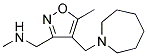 ([4-(AZEPAN-1-YLMETHYL)-5-METHYLISOXAZOL-3-YL]METHYL)METHYLAMINE Struktur