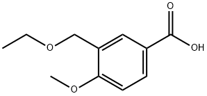 3-(ETHOXYMETHYL)-4-METHOXYBENZOIC ACID Struktur