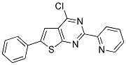 4-CHLORO-6-PHENYL-2-PYRIDIN-2-YLTHIENO[2,3-D]PYRIMIDINE Struktur