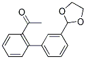 1-[3'-(1,3-DIOXOLAN-2-YL)[1,1'-BIPHENYL]-2-YL]ETHANONE Struktur