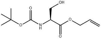 N-T-BOC-L-SERINE ALLYL ESTER, 143966-57-8, 結(jié)構(gòu)式