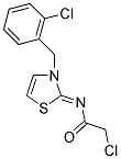 2-CHLORO-N-[(2Z)-3-(2-CHLOROBENZYL)-1,3-THIAZOL-2(3H)-YLIDENE]ACETAMIDE Struktur