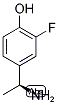 (S)-4-(1-AMINOETHYL)-2-FLUOROPHENOL Struktur