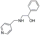 1-PHENYL-2-((PYRIDIN-4-YLMETHYL)AMINO)ETHANOL Struktur