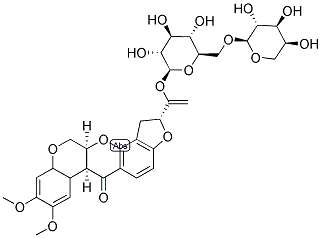 AMORPHIGENIN-O-VICIANOSIDE Struktur