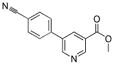 METHYL 5-(4-CYANOPHENYL)NICOTINATE Struktur