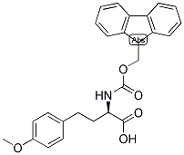 (R)-2-(9H-FLUOREN-9-YLMETHOXYCARBONYLAMINO)-4-(4-METHOXY-PHENYL)-BUTYRIC ACID Struktur