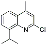 2-CHLORO-8-ISOPROPYL-4-METHYLQUINOLINE Struktur