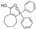 2-(DIPHENYL-PHOSPHINOYL)-CYCLOHEPT-1-ENECARBOXYLIC ACID Struktur